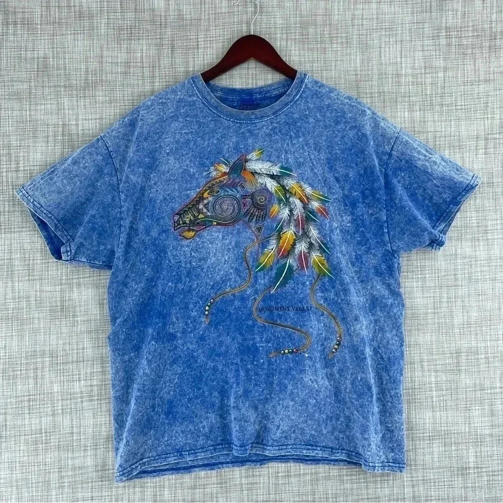 Vintage Sportex apparel Mens Size XL short sleeve Monument Valley shirt 3080